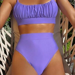 Purple Shein Two piece bathing suit